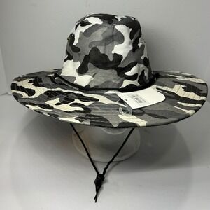 Men's Camouflage Bucket Hat Outdoor‎ Sun Protection Fishing Hiking Outdoors